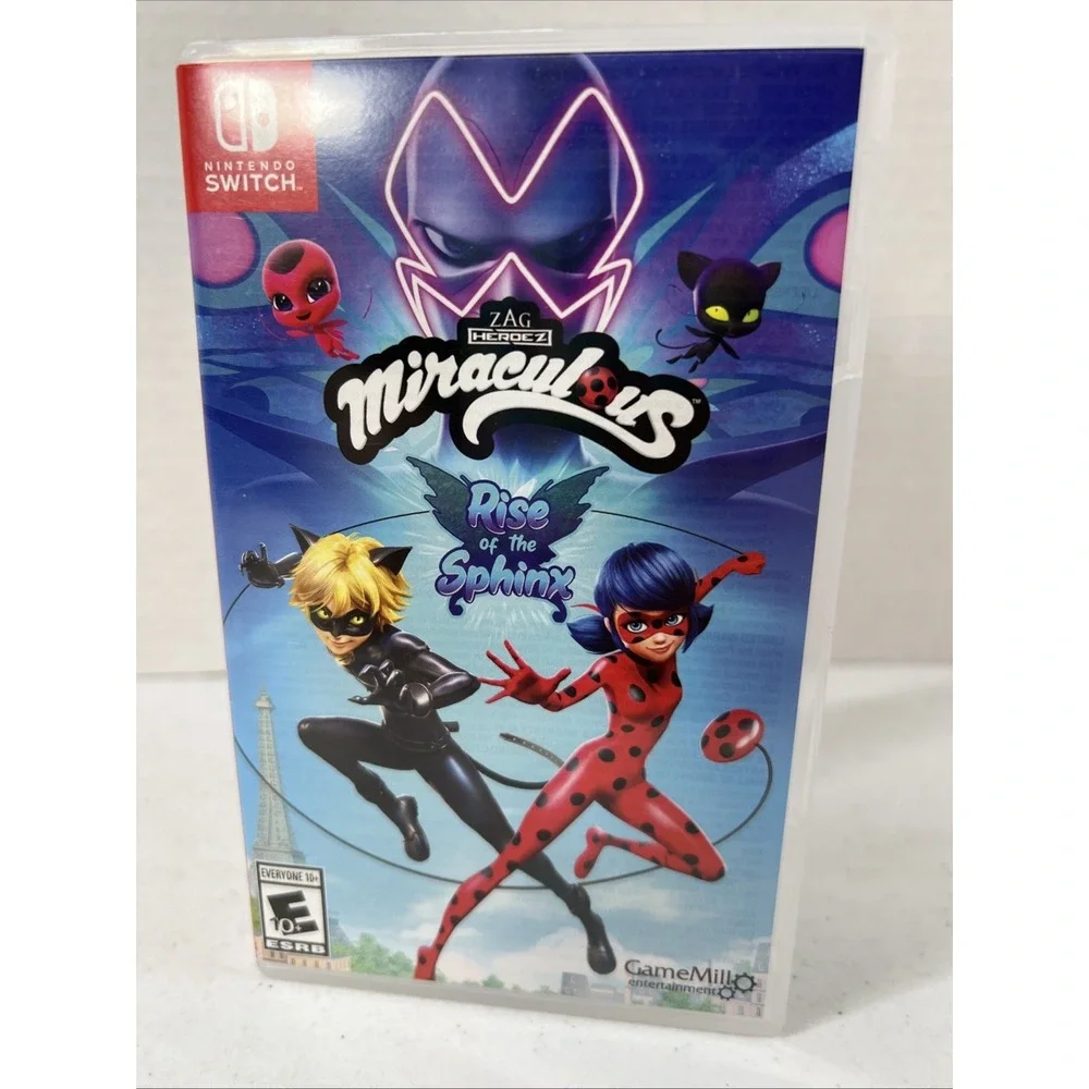 Miraculous: Rise of the Sphinx - Nintendo Switch Physical Video Game Ladybug Cat